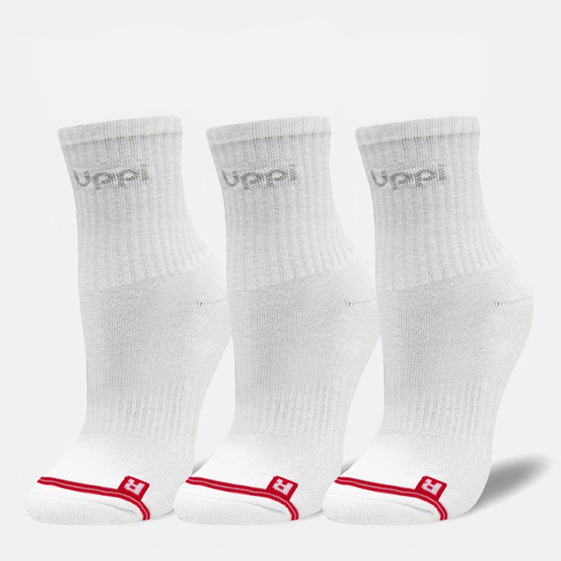 LIPPI - Calcetín Logo Lippi Pack Short Blanco Lippi