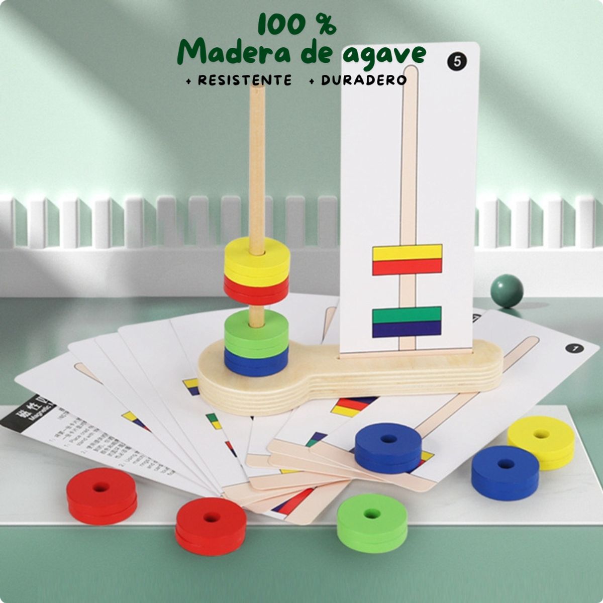 ABC - Juego Clasificación y Orden Magnético Montessori de Madera