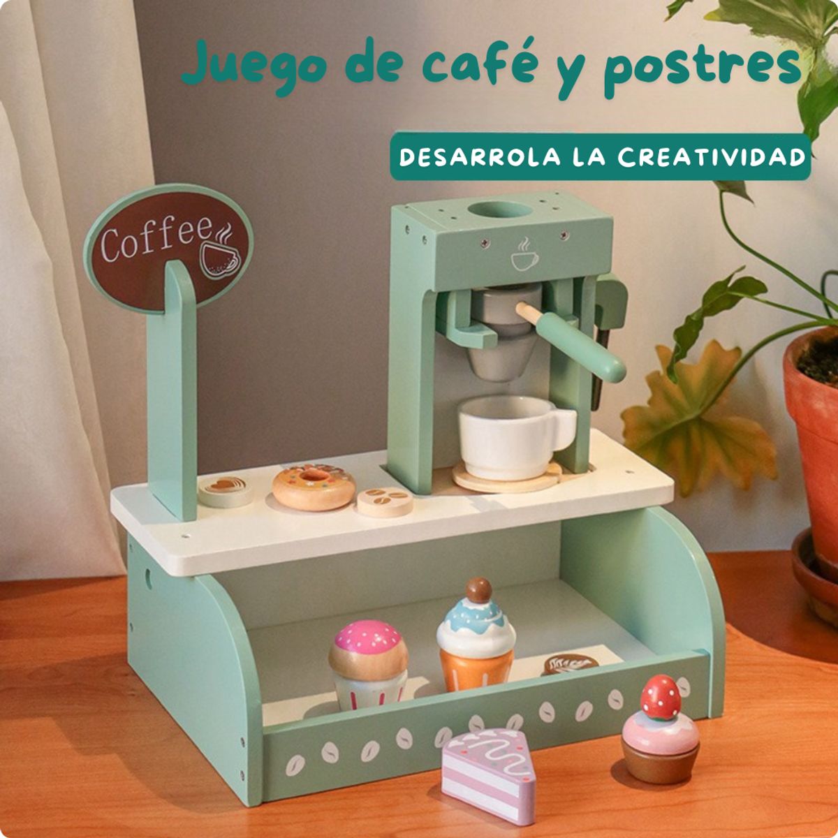 ABC - Cafetería de Madera My Little Coffee Shop