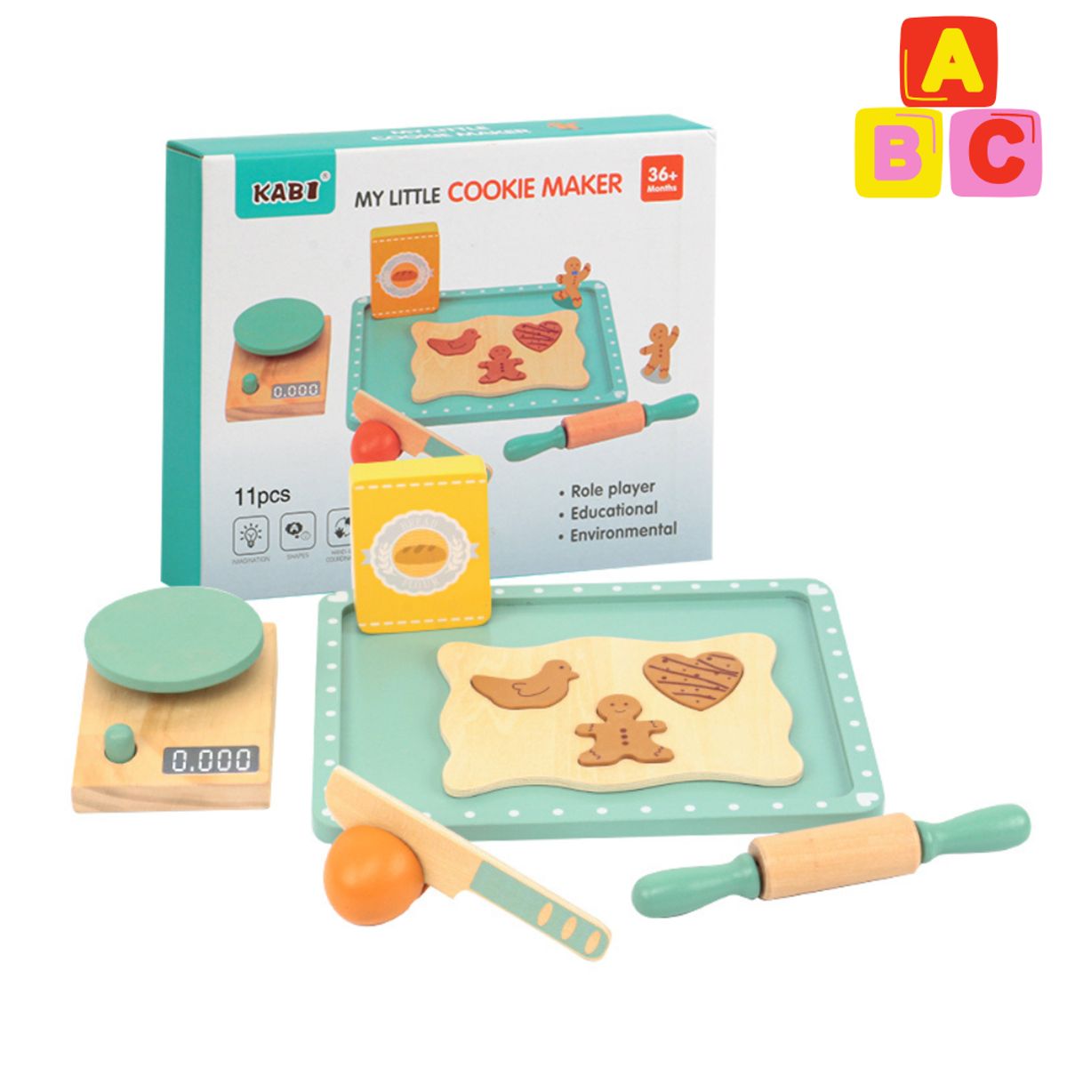 ABC - Set de Galletas de Madera “My Little Cookie Maker”