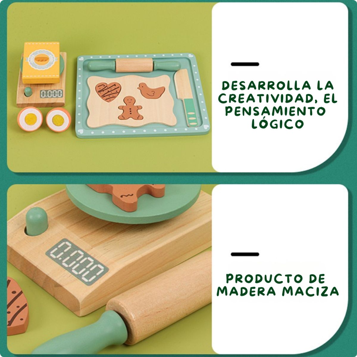 ABC - Set de Galletas de Madera “My Little Cookie Maker”