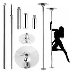 GENERICO - Barra Profesional Pole Dance Fitness Portátil Fijo-giratorio
