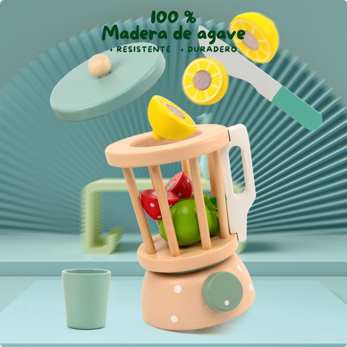 ABC - Licuadora de Madera con Fruta My Little Bread Maker