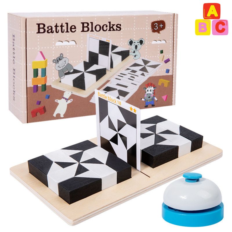 ABC - Juego de Bloques de Batalla Desafío de Memoria y Velocidad