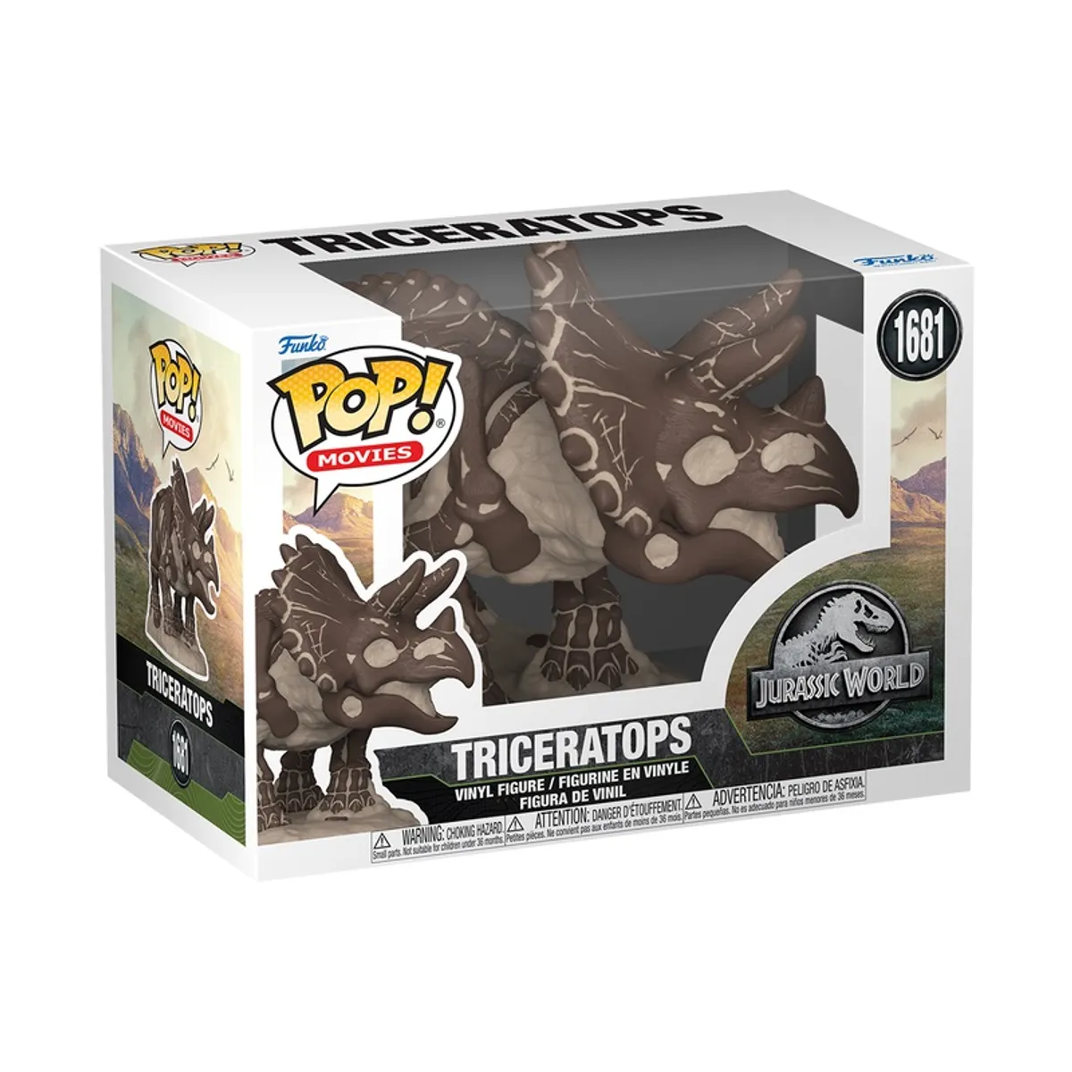 FUNKO - Funko Pop Jurassic World Triceratops 1681 (Fósil)