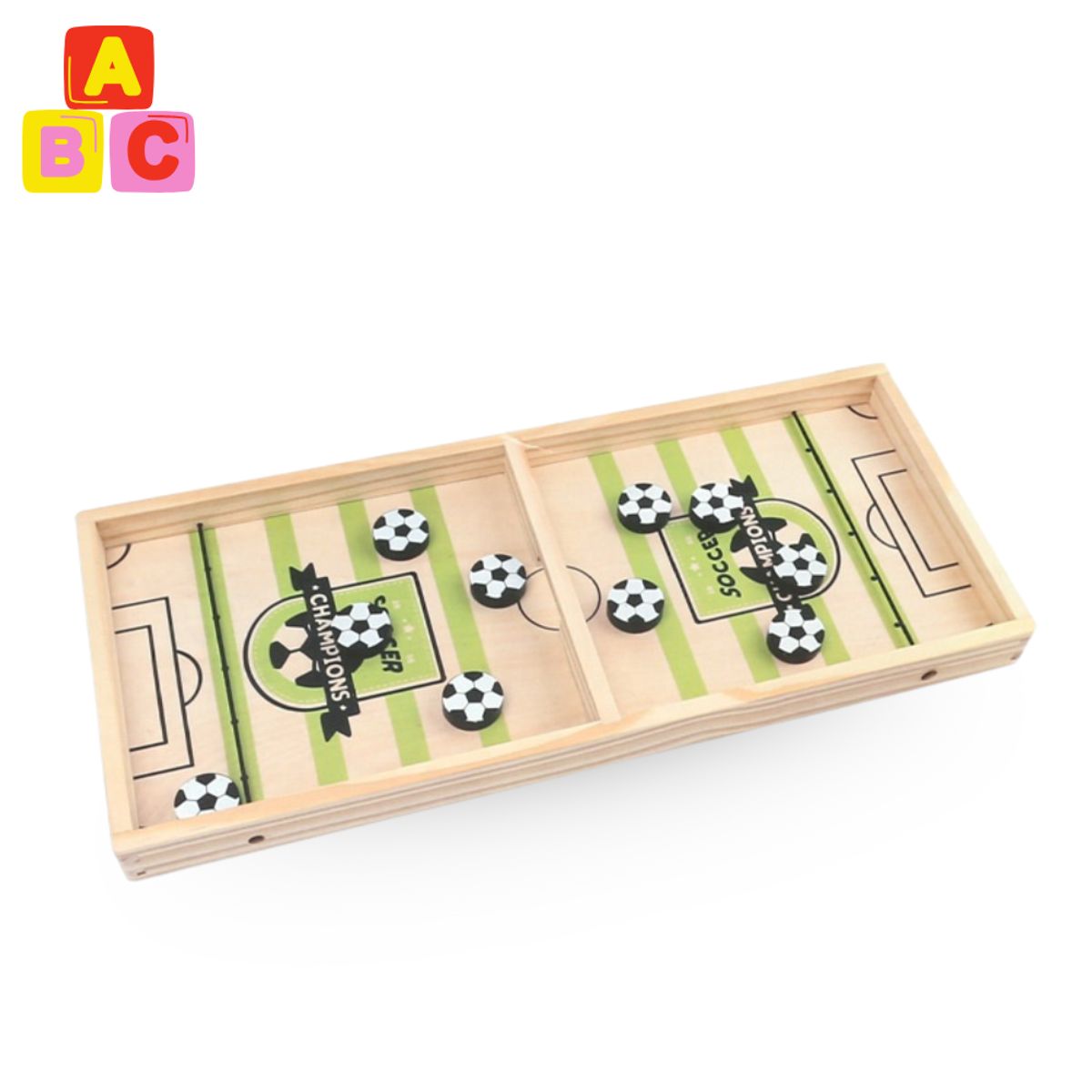 ABC - Juego de Mesa Fútbol de Madera Divertido