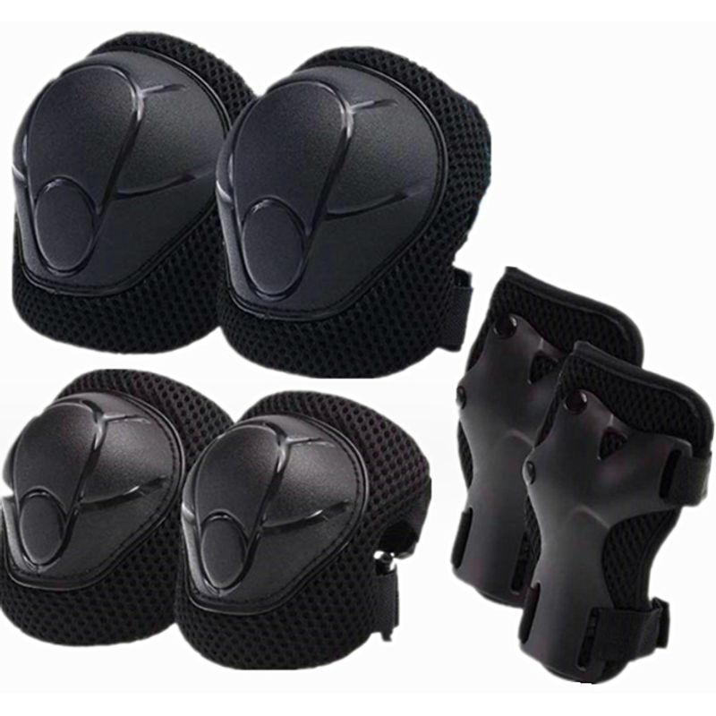 EDWINAYY - Kit Proteccion Deportes Skate Codera Rodilleras Y Muñequeras