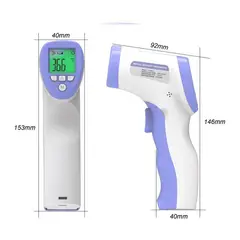 GENERICO - Visor de temperatura corporal con pila de regalo
