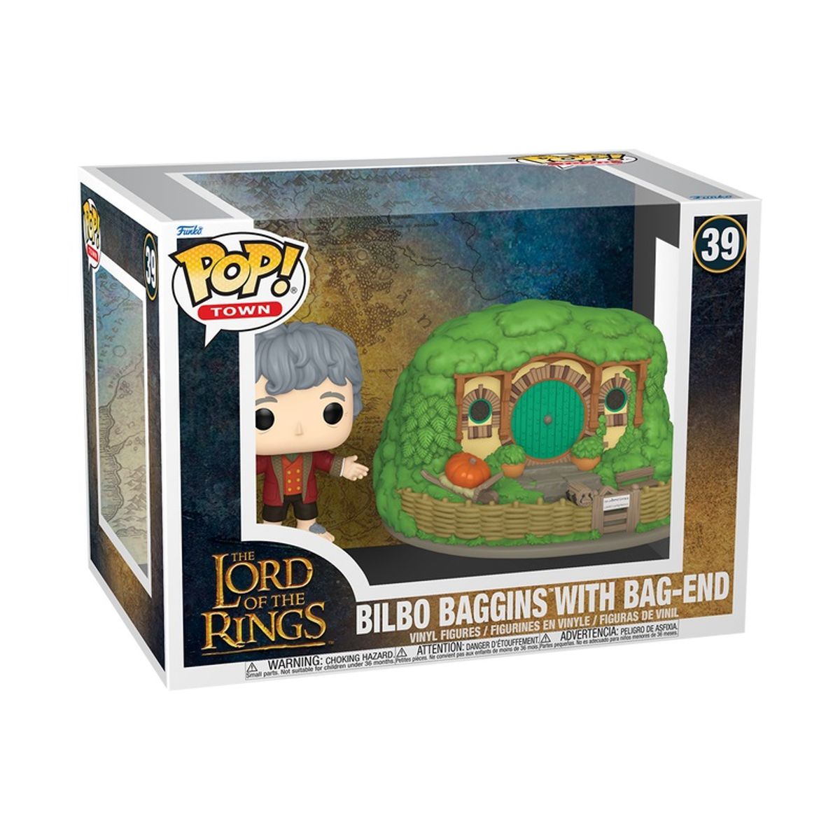 FUNKO - Funko Pop El Señor De Los Anillos Bilbo y Bolson Cerrado 39
