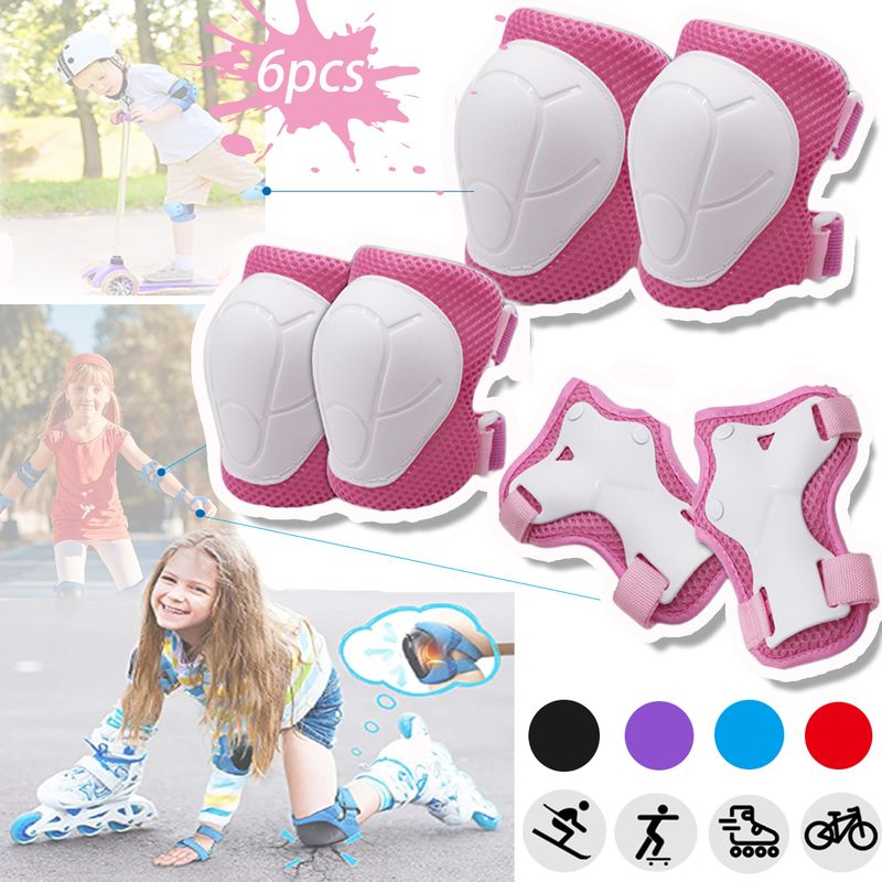 EDWINAYY - Kit Proteccion Deportes Skate Codera Rodilleras Y Muñequeras