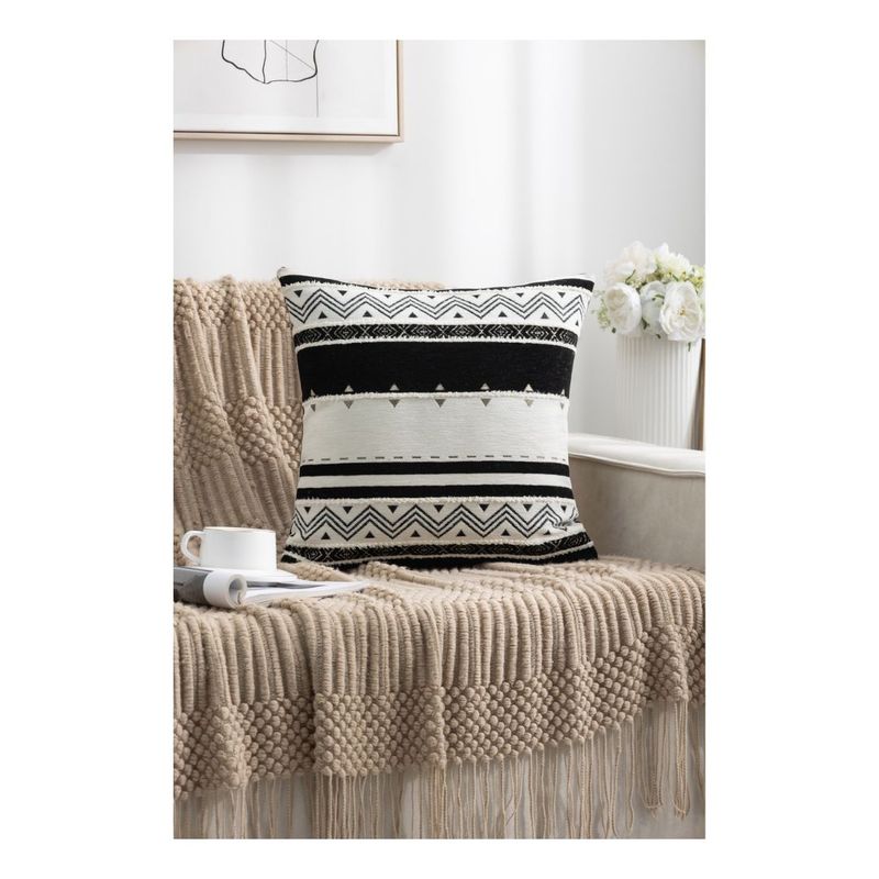 GENERICO - Pack 2 Cojín Funda Relleno Meillard 45 x 45 cm - Navajo