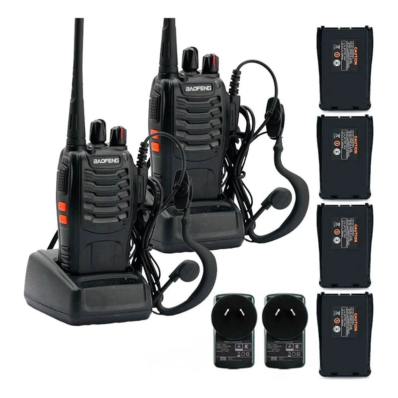 LISM - Walkie-talkie Baofeng BF-888S color negro