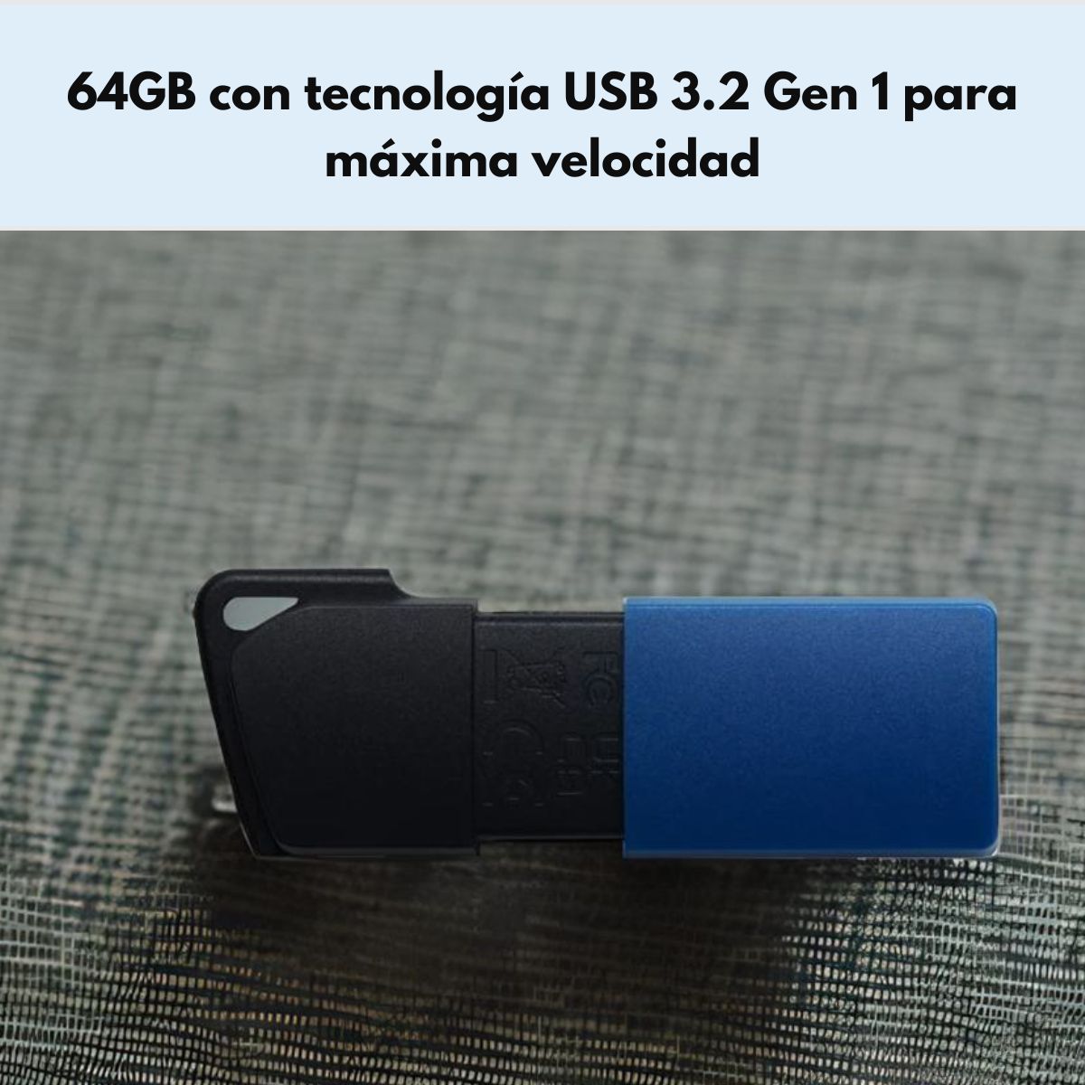 KINGSTON - Pendrive Kingston Usb 3.2 64gb Exodia M Dtxm Color Azul