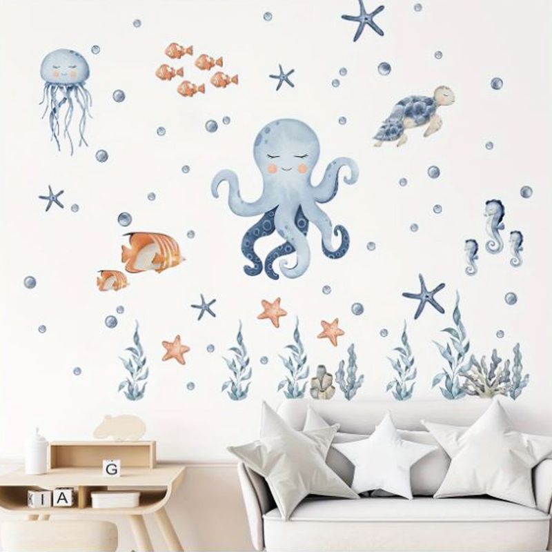 CREA TALLER - Animales marinos vinilo stickers deco muro dormitorio infantil