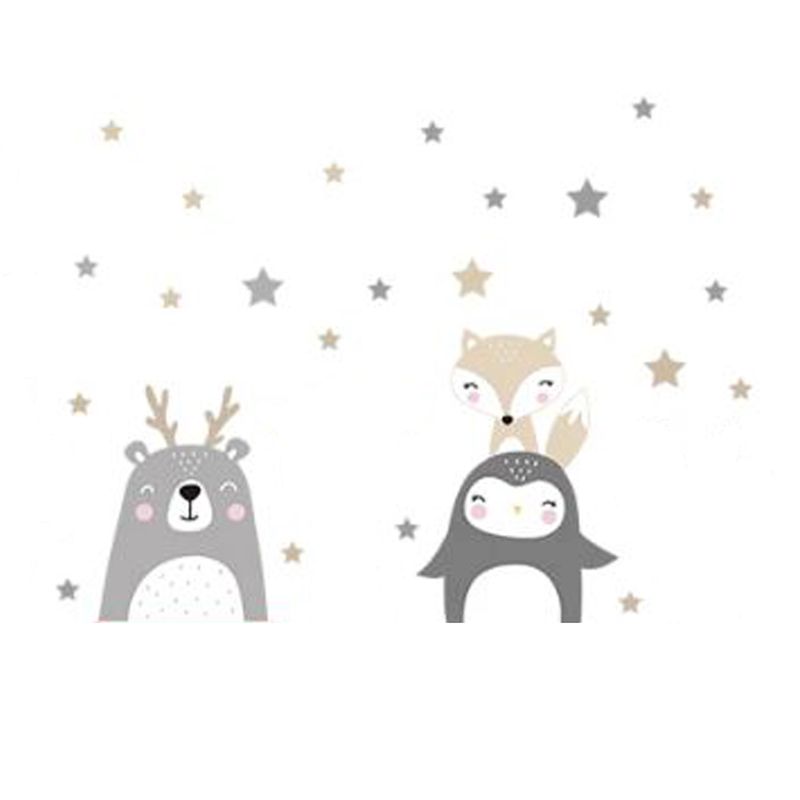 CREA TALLER - Animales y estrellas vinilo stickers deco muro dormitorio infantil