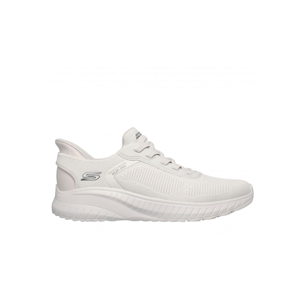 SKECHERS - Zapatillas Hombre Slipins BobsSquadChaos Solid Beige Skechers