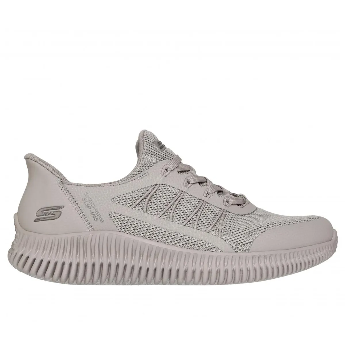 SKECHERS - Zapatillas Hombre Slip-ins Bobs Geo Lite TP Beige Skechers