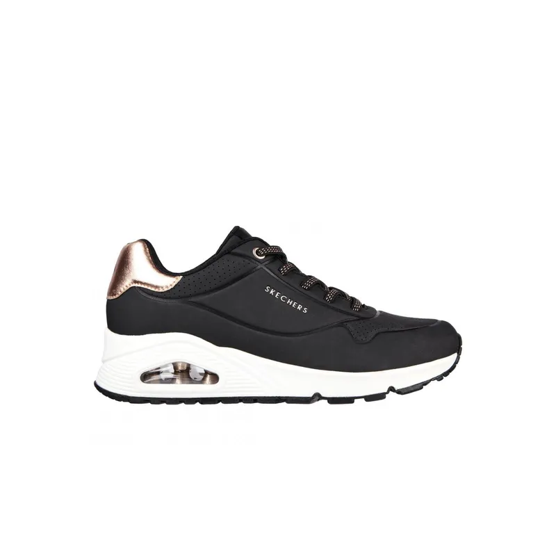 SKECHERS - Zapatillas Mujer Uno Shimmer Away Negro BL Skechers