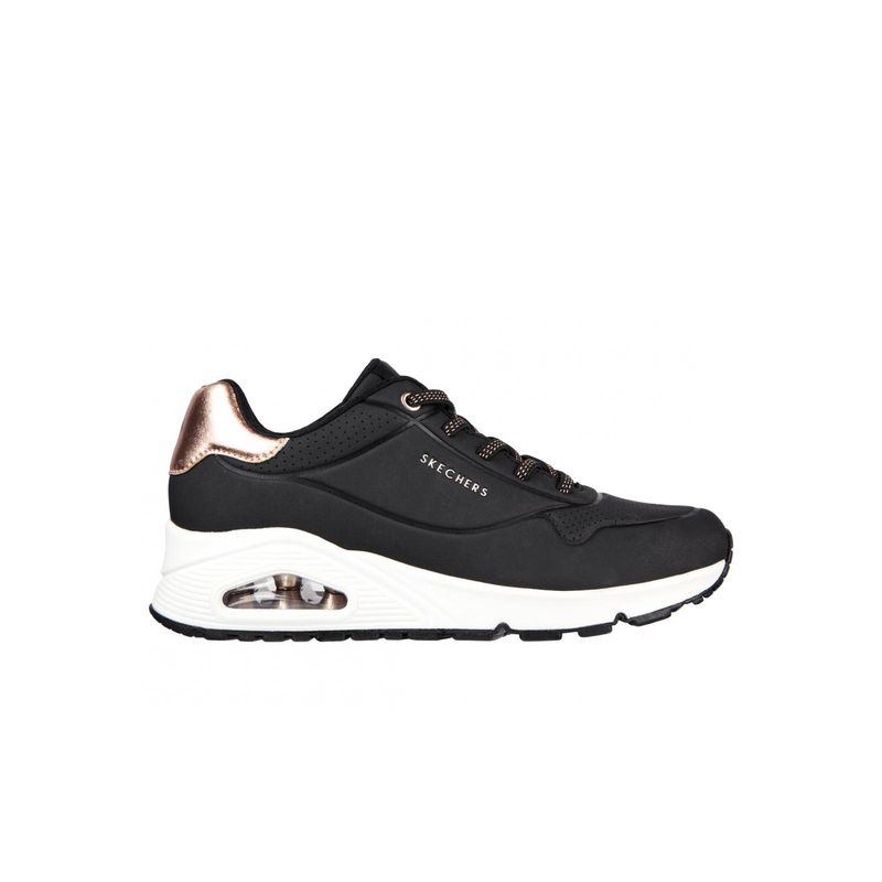 SKECHERS - Zapatillas Mujer Uno Shimmer Away Negro BL Skechers