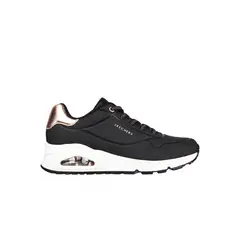 SKECHERS - Zapatillas Mujer Uno Shimmer Away Negro BL