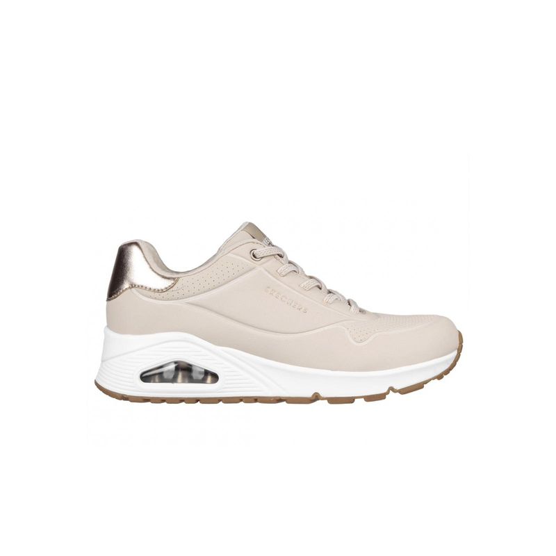 SKECHERS - Zapatillas Mujer Uno Shimmer Away Natural Skechers