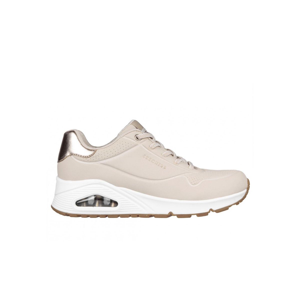 SKECHERS - Zapatillas Mujer Uno Shimmer Away Natural Skechers