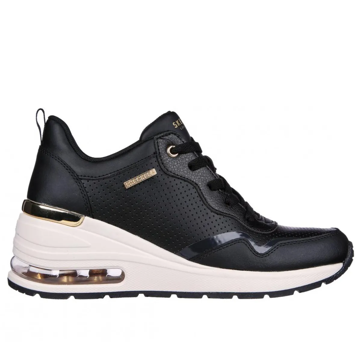 SKECHERS - Zapatillas Mujer Million Air Negro BL Skechers