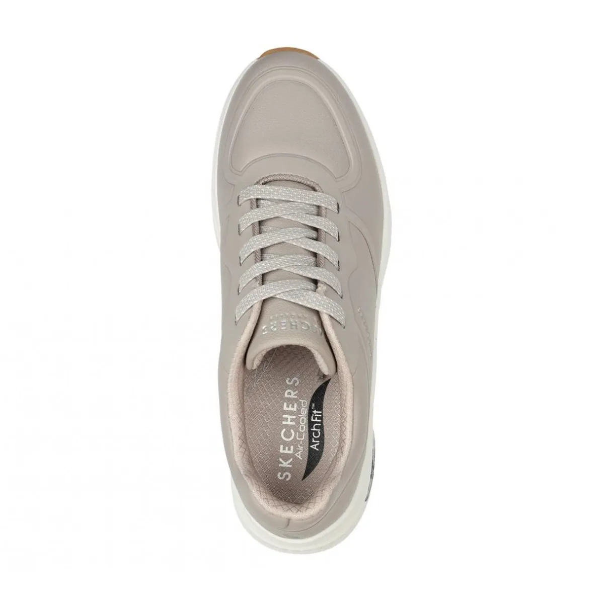 SKECHERS - Zapatillas Mujer Arch Fit S-miles Beige Skechers