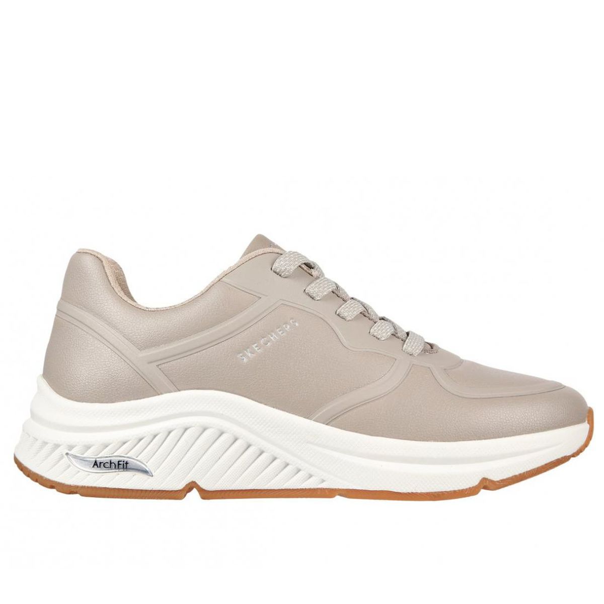 SKECHERS - Zapatillas Mujer Arch Fit S-miles Beige Skechers