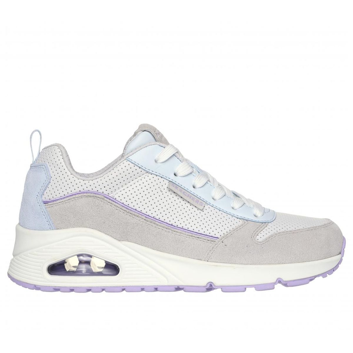 SKECHERS - Zapatillas Mujer Uno Two Much Fun Gris Skechers