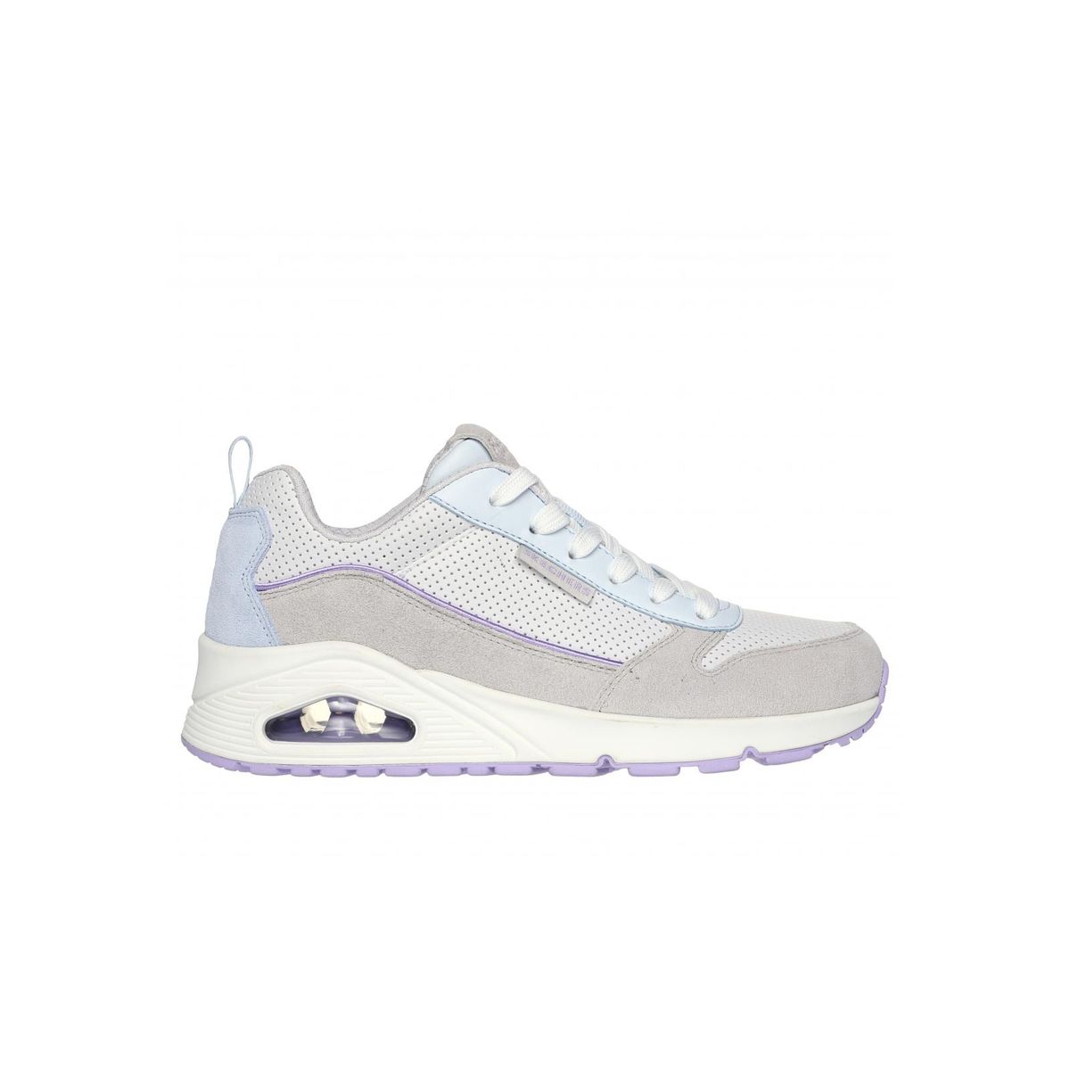 SKECHERS - Zapatillas Mujer Uno Two Much Fun Gris Skechers