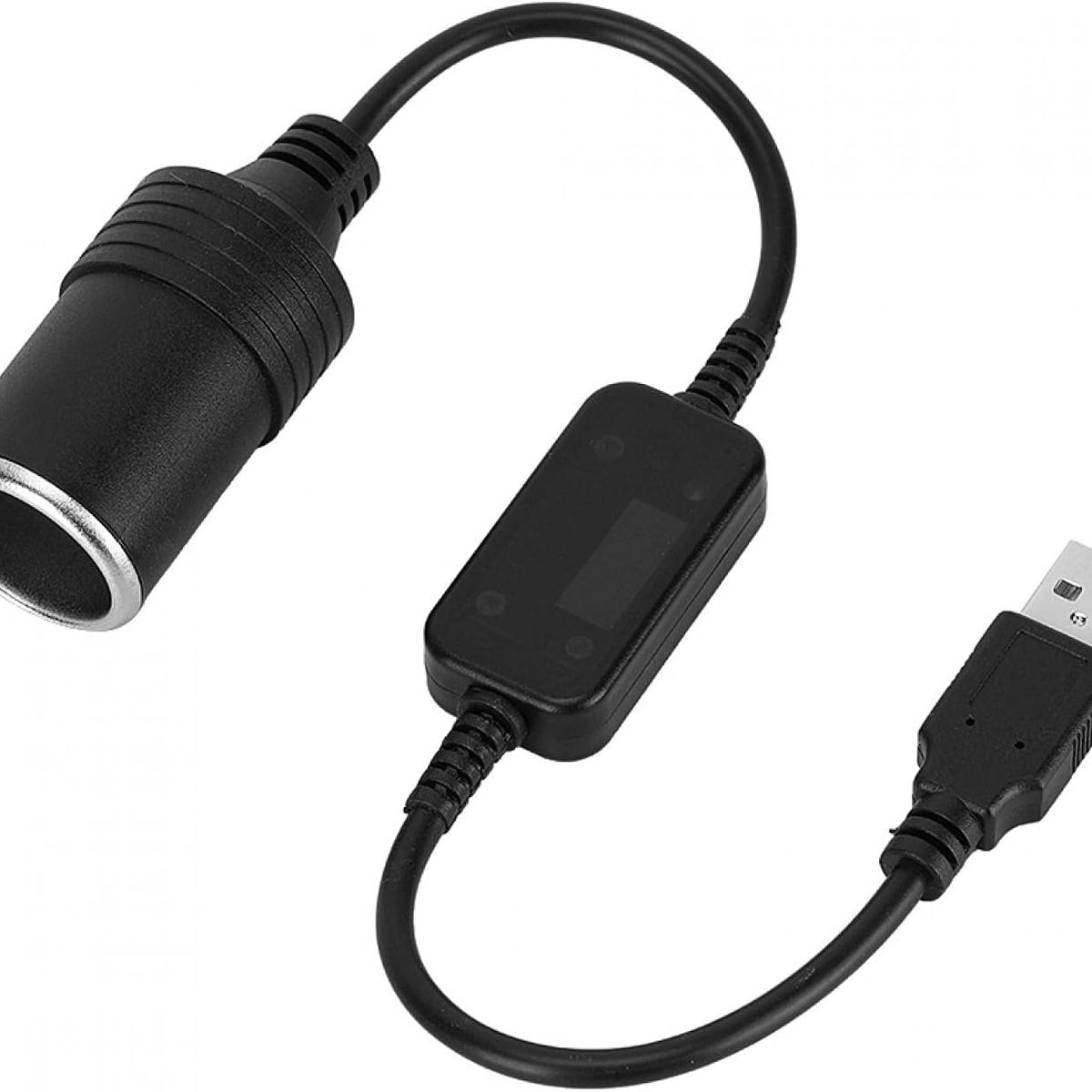KUANGYE - Convertidor Usb De 5 V A 12 V Para Encendedor De Auto