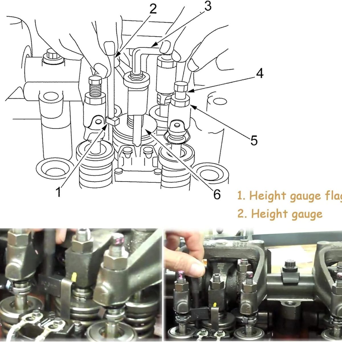 PUREPOWER - Kit 3350 Medición Altura Iny Detroit S50/S60 Tipo J-42749