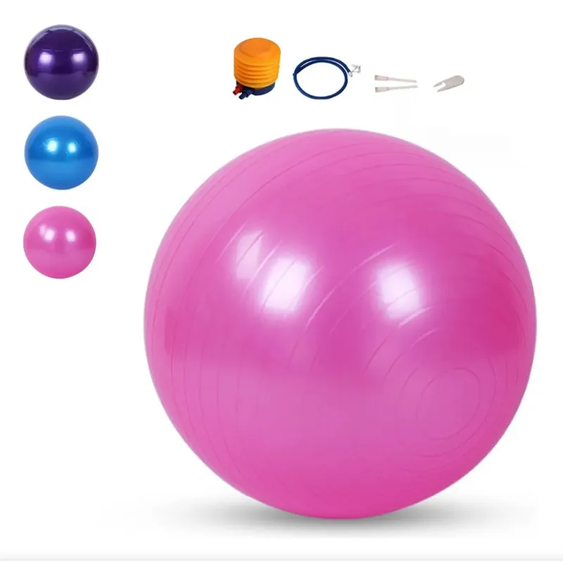 EDWINAYY - Pelota Balón Yoga 55 Cm Pilates Con Inflador