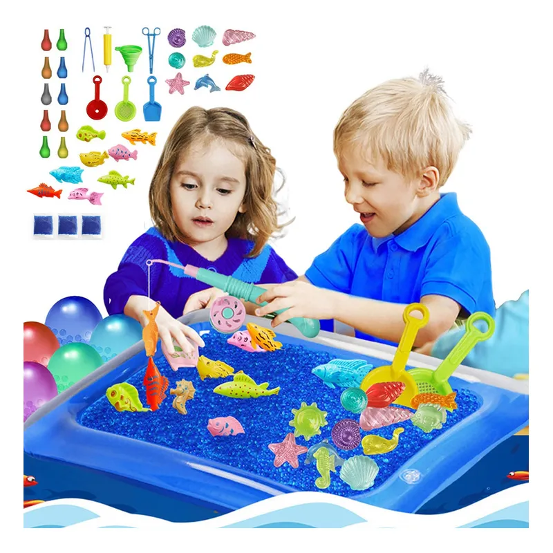 EDWINAYY - Pesca Milagrosa Piscina Juego 46 Piezas Regalo Niños