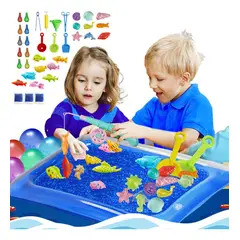 EDWINAYY - Pesca Milagrosa Piscina Juego 46 Piezas Regalo Niños