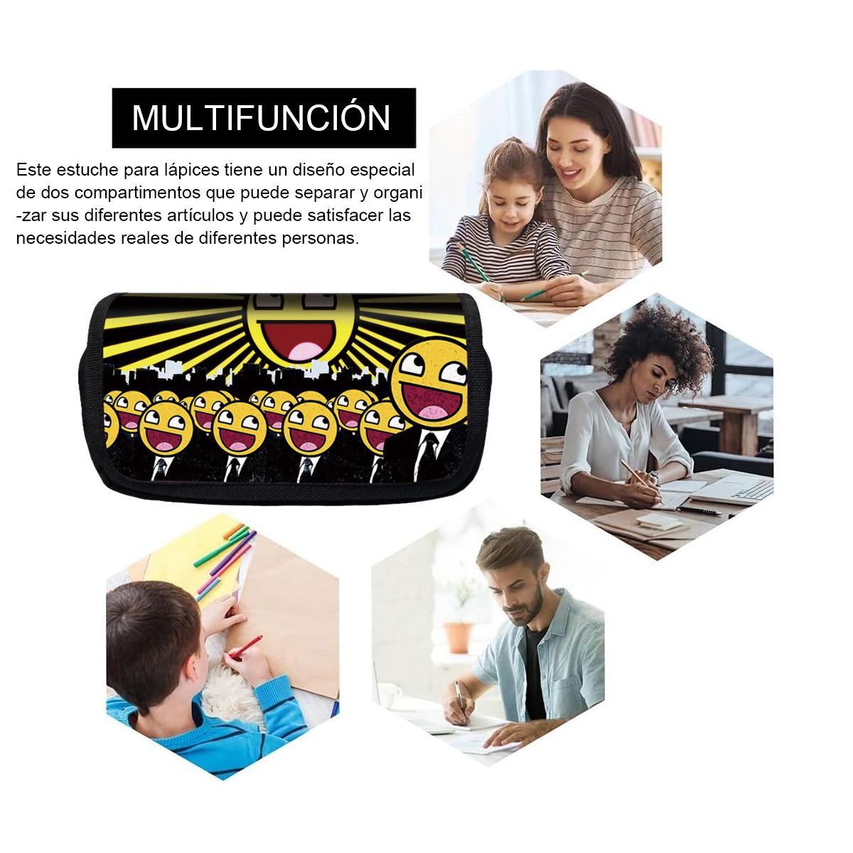 EDWINAYY - Roblox Estuche De Lápices De Gran Capacidad Para Escuel