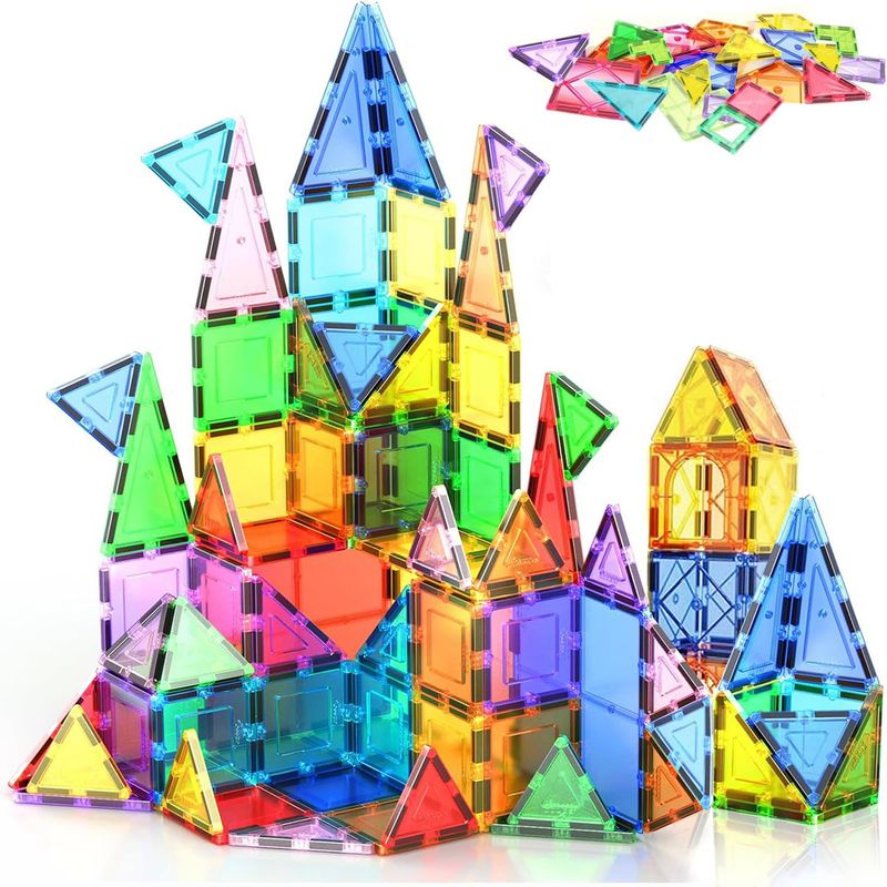 GENERICO - 40pcs Juguete De Bloques Magnéticos Niños 3D Regalo Para Niños 3+