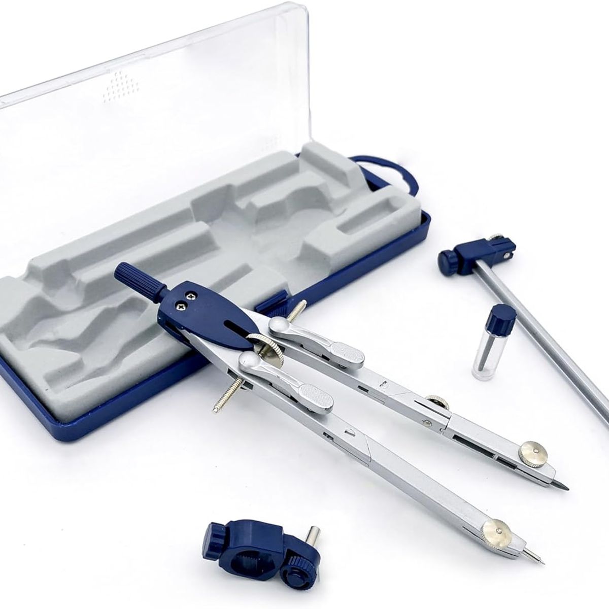 KUANGYE - Compás De Precisión Metálico Brazo Largo En Estuche