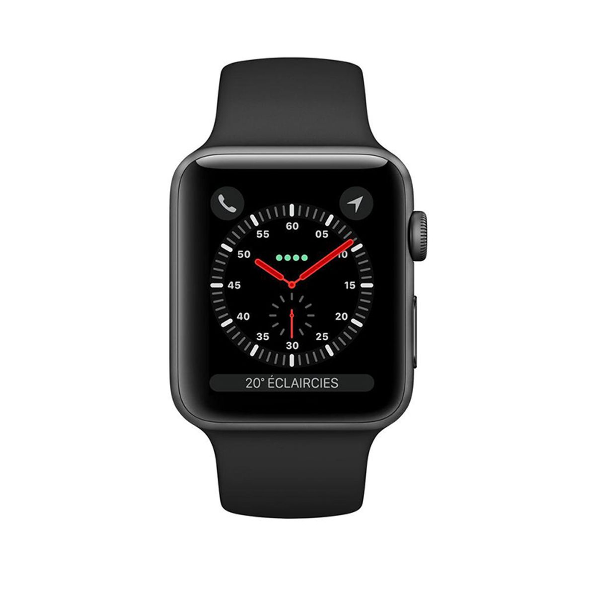 APPLE - Apple Watch Series 3 GPS 42mm Negra Reacondicionado