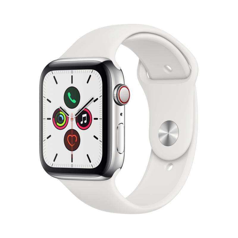 APPLE - Apple Watch Series 5 GPS 44mm Blanco Reacondicionado