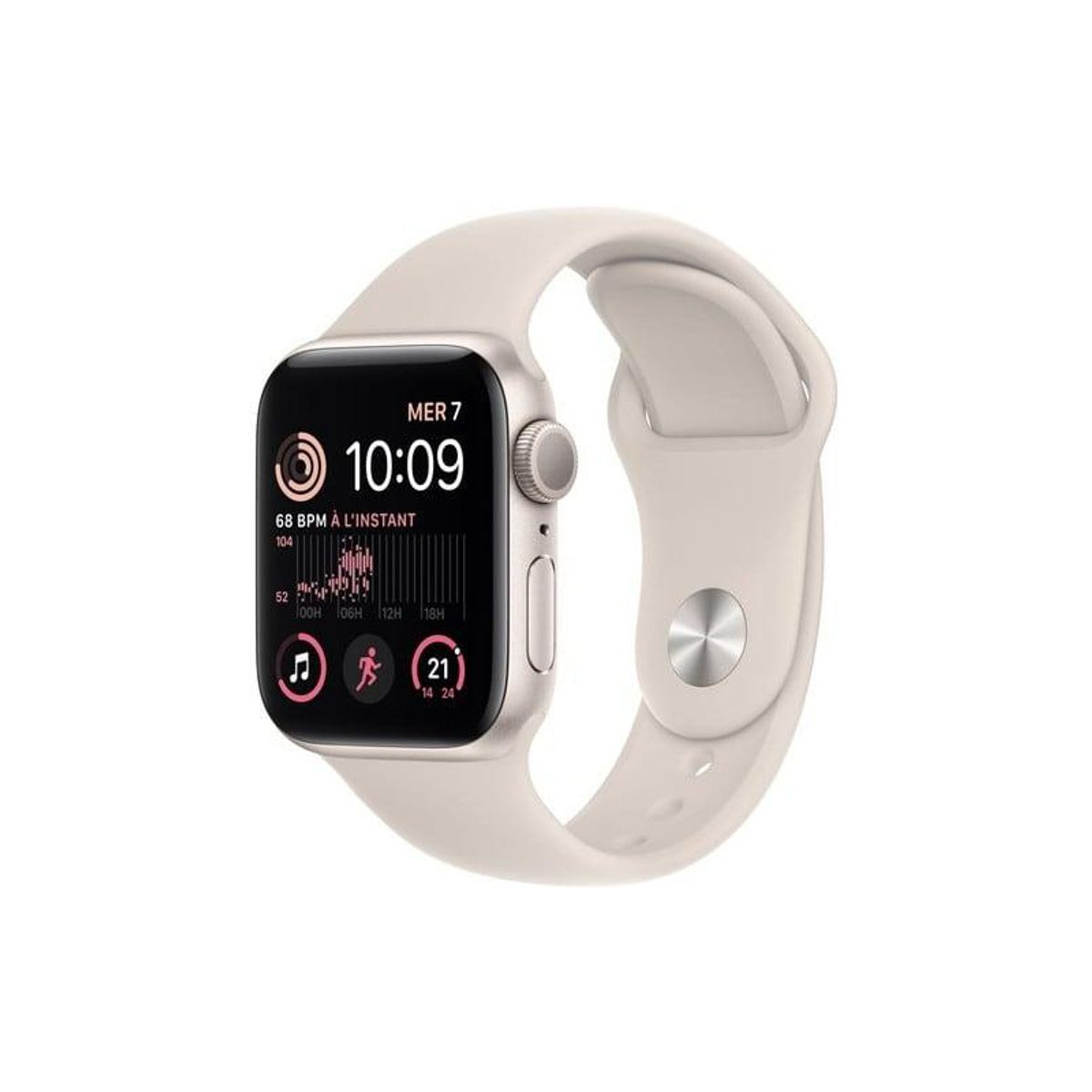 APPLE - Apple Watch Series 9 GPS 41mm  Blanco estrella Reacondicionado