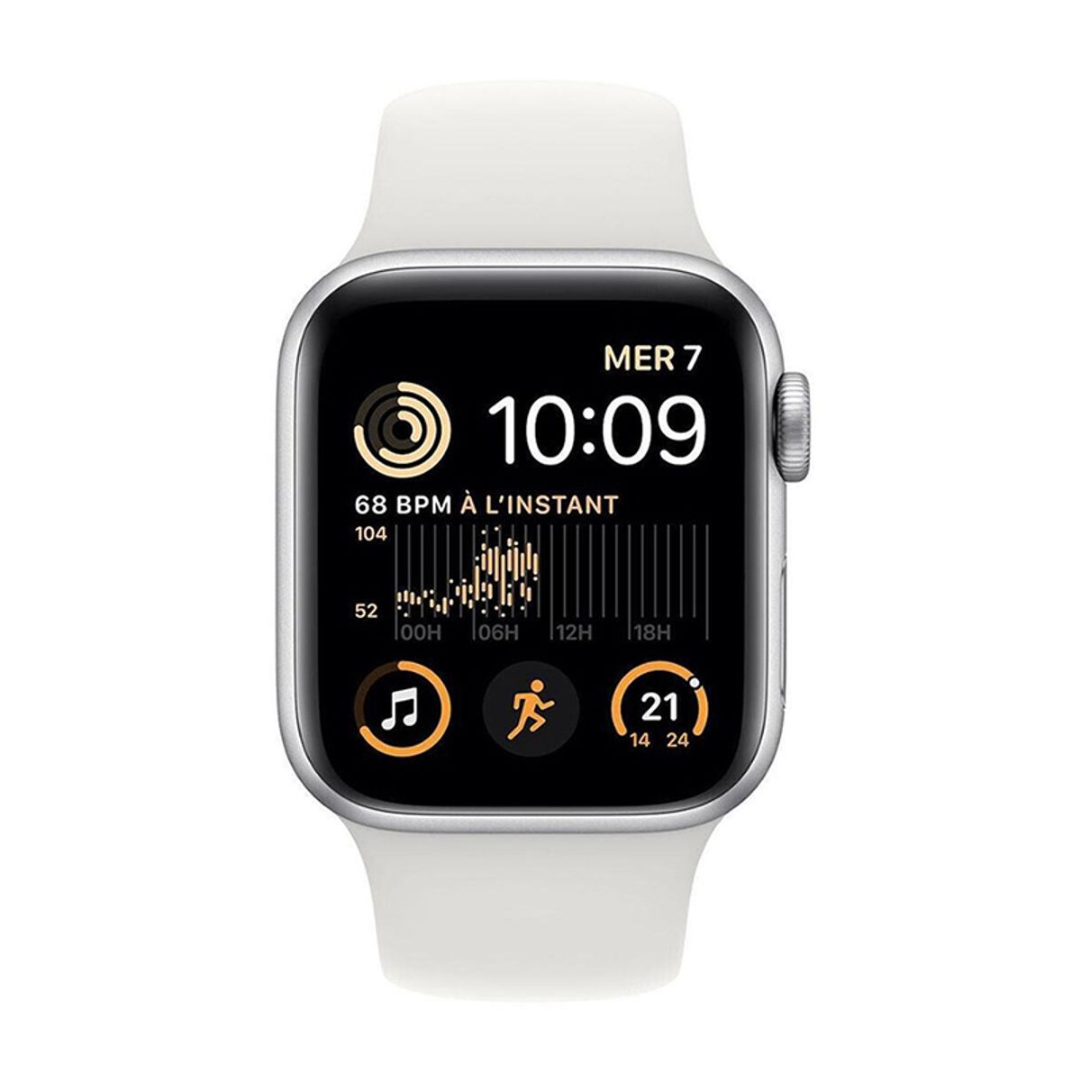 APPLE - Apple Watch Series SE 2 GPS 44mm Blanco Reacondicionado