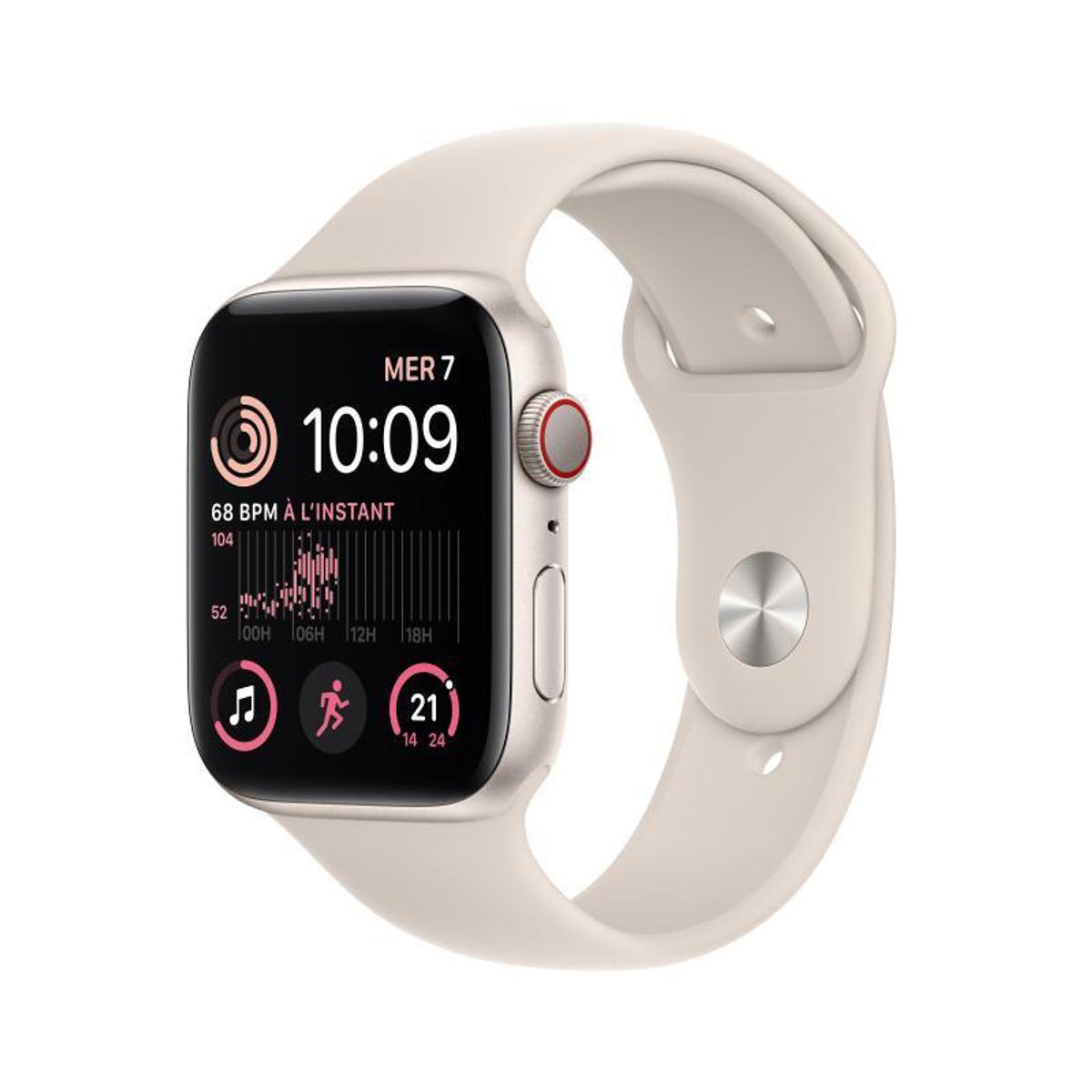 APPLE - Apple Watch Series SE 2 GPS 40mm Blanco estrella Reacondicionado