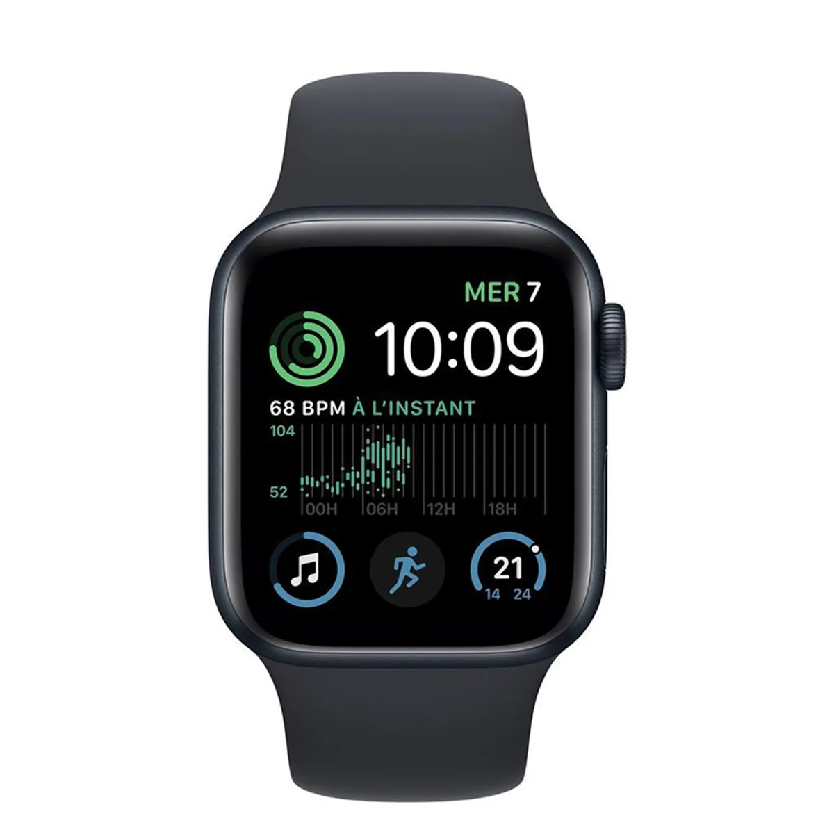 APPLE - Apple Watch Series SE 2 GPS 44mm Negro Reacondicionado