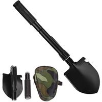 Pala Táctica Militar Plegable Con Pico Para Campismo