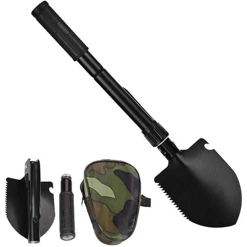 KUANGYE - Pala Táctica Militar Plegable Con Pico Para Campismo