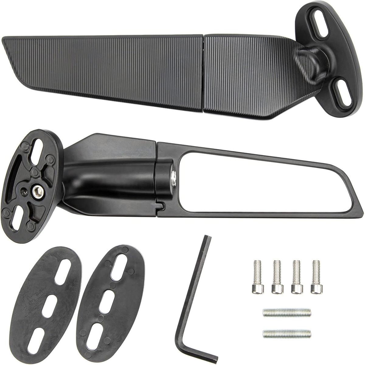 KUANGYE - Set De Espejo Alerón P Moto Deportivas P Carenado