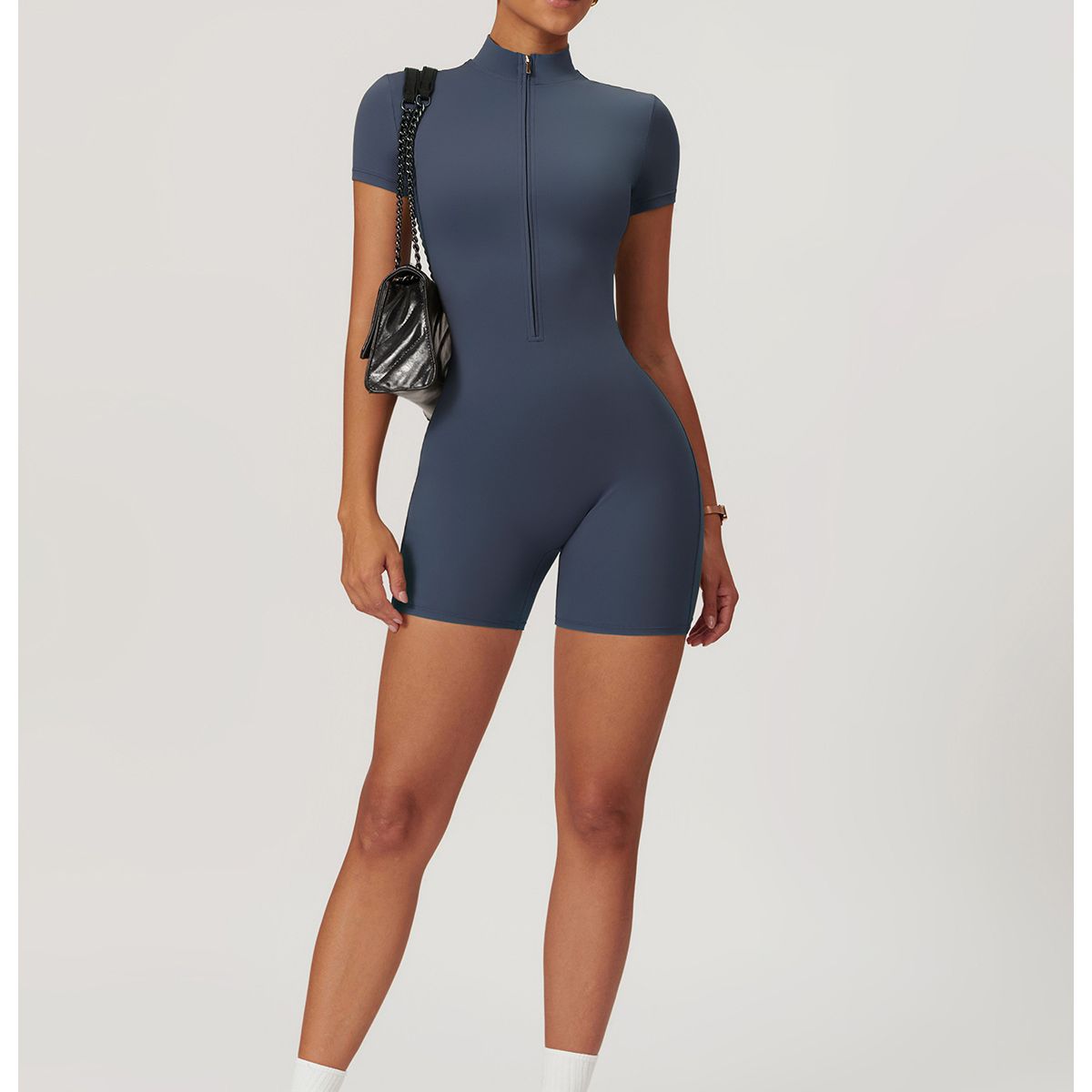 TIOZONEY - Enterito deportivo Mujer-Azul