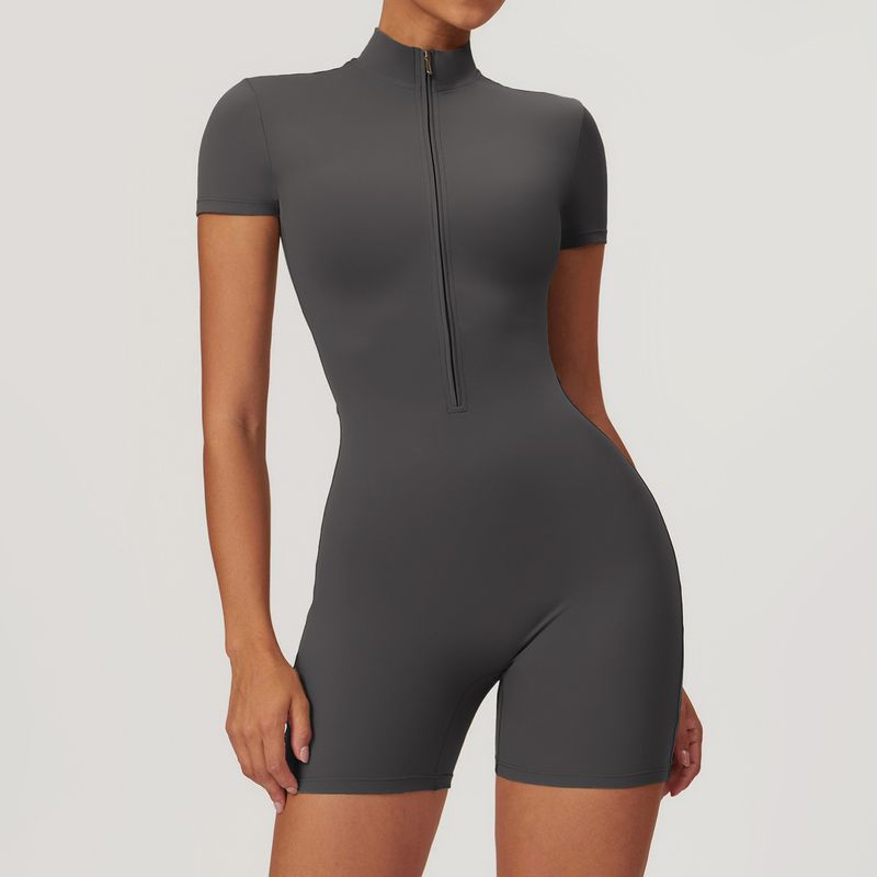 TIOZONEY - Enterito deportivo Mujer-Gris